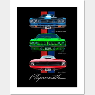 Plymouth American Muscle Car Posters and Art